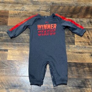 Under Armour Gray Romper with Red Highlights